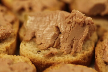 Toasts de foie gras