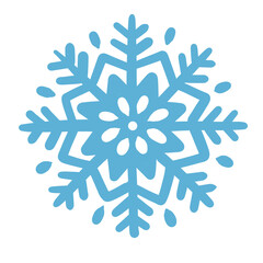 snowflake on white background