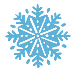 snowflake on white background