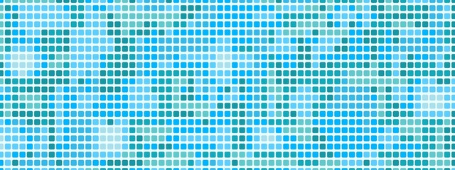 Mosaic vector background. Random pattern design Texture of geometric shapes, smooth squares. Digital network, cells. Building. Tetris. Poster of business, social networks, medicine, technology, web.