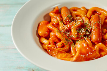 Korean Stir-fried Rice Cake, 'Tteokbokki'