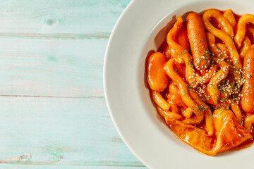 Korean Stir-fried Rice Cake, 'Tteokbokki'