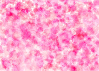 Fototapeta premium Back illustration of dancing cherry blossom petals 03