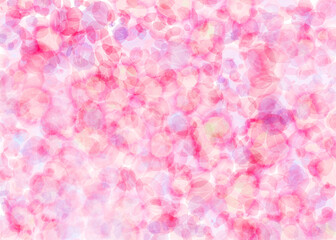 Back illustration of dancing cherry blossom petals 04