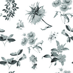 
A beautiful and stunning repeated florals patterns free download perfect for fabrics, t-shirts, mugs, packaging etc