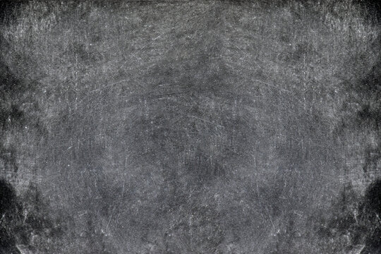 Blank Blackboard Background Abstract chalk rubbed Space for text.