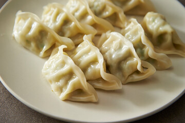 chinese steamed dumplings, meat dumplings 