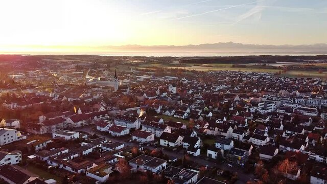 Markdorf am Bodensee bei Sonnenaufgang