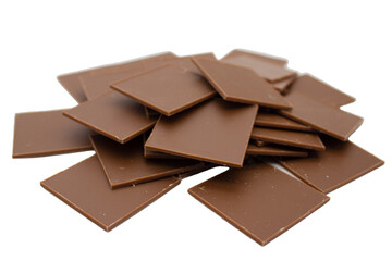 Few bars of milk chocolate