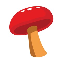 mushroom plant and vegetables vector design