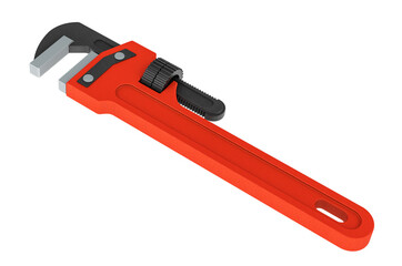 Pipe Wrench, 3D rendering