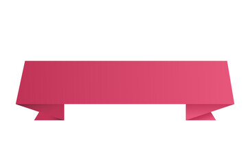 abstract origami banners with text space. Web Stickers, Tags, Banners and Labels