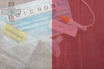 Malta flag and omicron variant