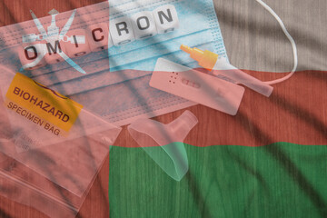 oman flag and omicron variant