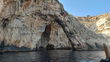 Fototapeta na wymiar Grotte bleue, Malte