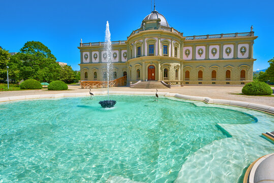 Museum of Glass and Ceramics in Ariana Park in Geneva