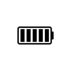 Phone battery simple flat icon vector illustration