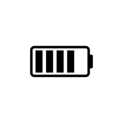 Phone battery simple flat icon vector illustration
