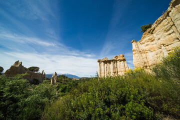Ille-sur-Têt Organs on a Sunny Spring Day in Pyrénées-Orientales France