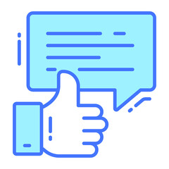 Obraz premium like icon, Survey and Feedback, modern vector illustration