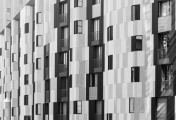 Details of Milan - Italy in black and white