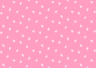 桜の花びらの模様　背景イラスト素材　ピンクの背景