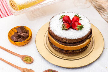 Delicious Bakery Bread Patisserie Coffee Food Menu Gourmet Meal Sweet Dessert Chocolate Strawberry Lemon Flour Cake Pie Piece Chicken Fry Cheese Pizza 