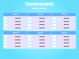 group column background for teams in competition.