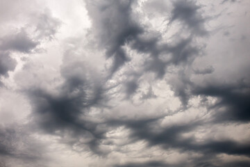 Dramatic mountain sky