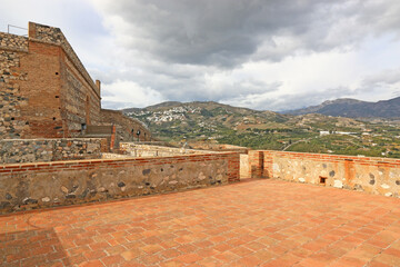Fototapeta premium Salobrena Castle and town , Spain 