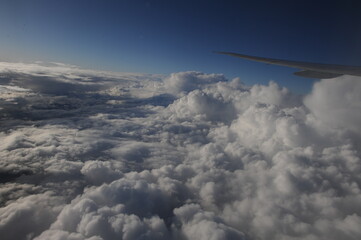 view from airplane window