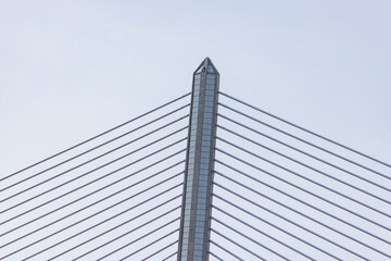 Fototapeta na wymiar Cable Bridge Strands 