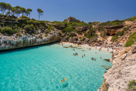 cala de Es Moro, Santaniy, Mallorca, balearic islands, spain, europe