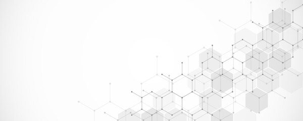 Obraz premium Hexagon shape pattern
