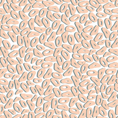 vector seamless pattern Abstract modern doodle shapes. Simple geometric pattern