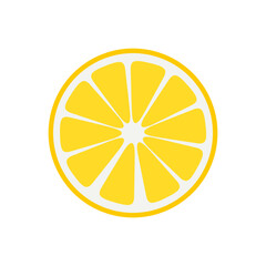 Fresh lemon slice / frisk citron, Vector