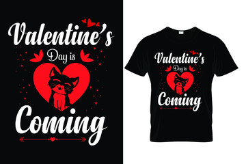 Valentine day   typography  t-shirt design