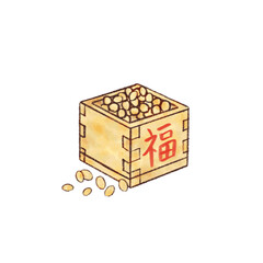 節分まめまき福豆