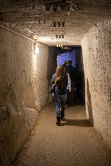 person in the tunnel