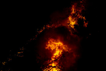 Fototapeta na wymiar fire flames