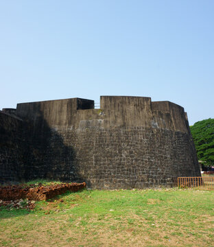 View of Palakkad fort that was captured by Hyder Ali in 1766 AD.