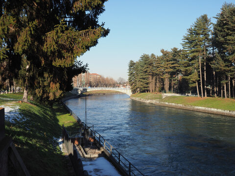 Canale Cavour canal in Chivasso
