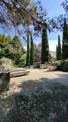 JARDINS DE L'ABBAYE VILLENEUVE LES AVIGNON (Gard)