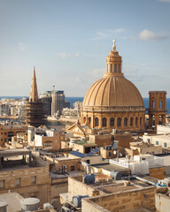 Fototapeta na wymiar Bażilika Santwarju tal-Madonna tal-Karmnu, Valletta, Malta