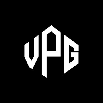 VPG letter logo design with polygon shape. VPG polygon and cube shape logo design. VPG hexagon vector logo template white and black colors. VPG monogram, business and real estate logo.