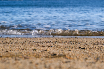 Sandy beach wave background