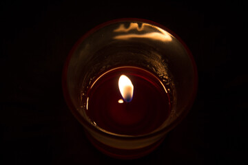 candles in the dark