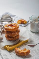 Sour Cream Glazed Donuts