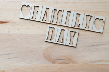 "Family Day" with hearts