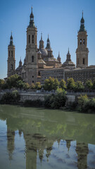 Fototapeta na wymiar Zaragoza, also known in English as Saragossa, is the capital city of the Zaragoza Province and of the autonomous community of Aragon, Spain